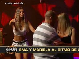 El baile hot de Mariela y Emanuel Di Giogia en Gran Hermano. El baile hot de Mariela y Emanuel Di Giogia en Gran Hermano.