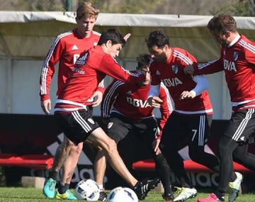 Rodrigo Mora llegó tarde al entrenamiento