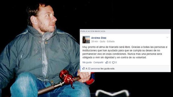 Muerte digna: éste es el mensaje en Facebook de la familia del paciente 