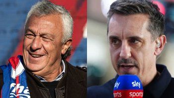 Pedazo de tronco: Pipo Gorosito destrozó a Gary Neville para defender a los centrales argentinos Pedazo de tronco: Pipo Gorosito destrozó a Gary Neville para defender a los centrales argentinos
