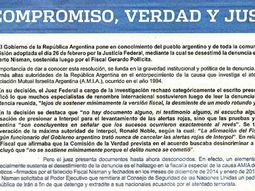 causa amia: el gobierno ratifico su compromiso con la verdad y la justicia causa amia: el gobierno ratifico su compromiso con la verdad y la justicia