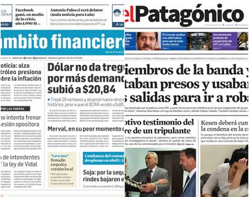 Tapas de diarios del viernes 27 de abril de 2018