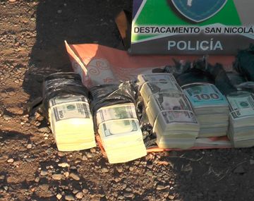 Detuvieron a un DJ con 300 mil dólares durante un operativo en la Ruta 9
