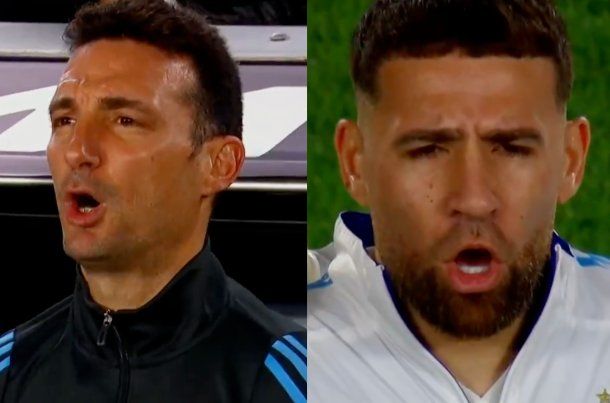 Así fue el Himno Nacional Argentino en la previa al partido ante Brasil