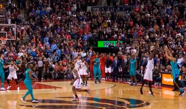 NBA: el triple de Jeremy Lamb para que Charlotte Hornets derrote a Toronto Raptors