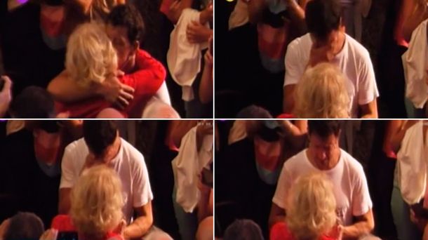 Nico lloró y abrazó a Mirtha