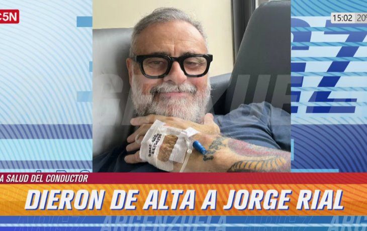 Dieron de alta a Jorge Rial