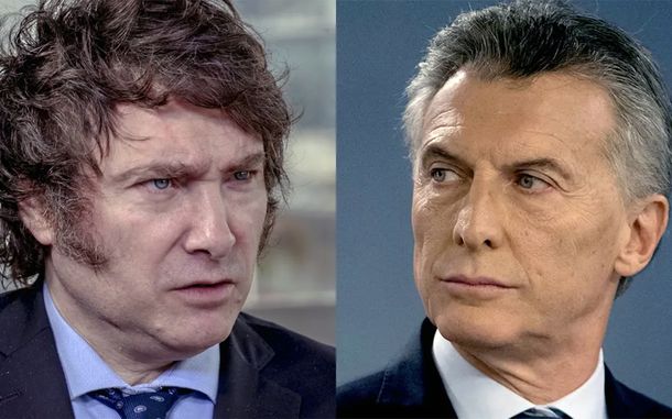 Javier Milei y Mauricio Macri: tal para cual.