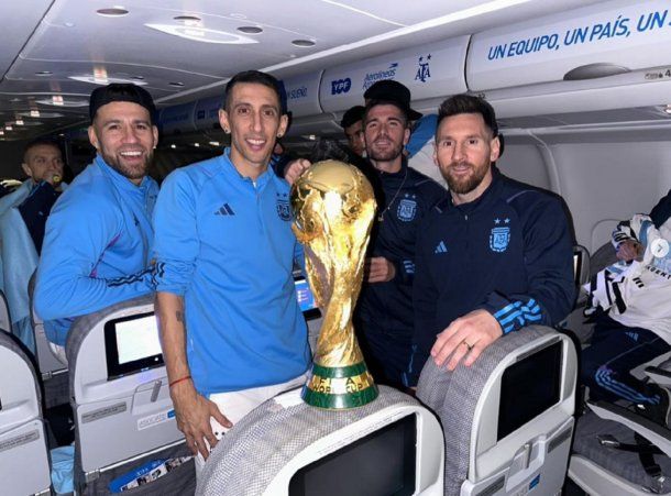 El ida y vuelta entre Messi, Di María y De Paul en las redes tras un posteo del Capitán