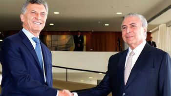 Macri y Temer, tras la reunión bilateral Macri y Temer, tras la reunión bilateral