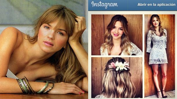 El look de Marcela Kloosterboer en su casamiento por civil