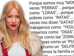 el polemico mensaje de nicole neumann por el dia del animal el polemico mensaje de nicole neumann por el dia del animal