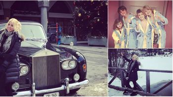 Wanda y sus hijos en Suiza Wanda y sus hijos en Suiza