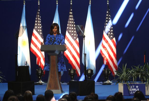 Michelle Obama: En Barracas me siento como en casa
