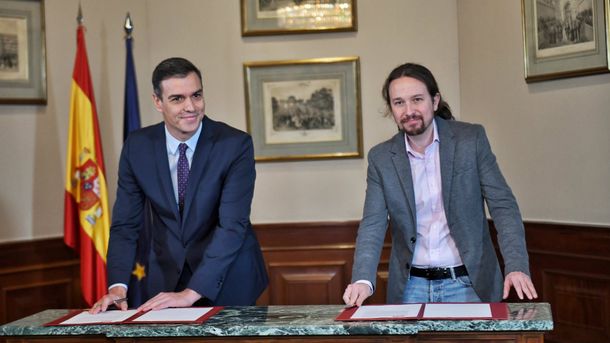 El Presidente de España cerró un preacuerdo para un Gobierno de coalición progresista