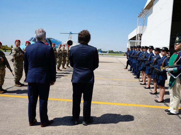 El recibimiento al presidente Javier Milei en Córdoba El recibimiento al presidente Javier Milei en Córdoba