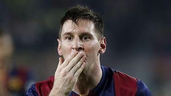 la emocion de messi: nunca imagine superar ningun record