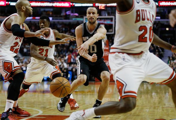 Gran actuación de Ginóbili en el triunfo de Los Spurs