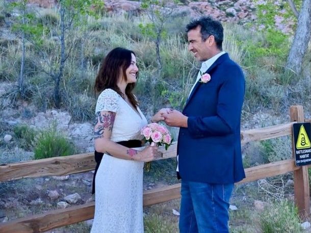 Connie Ansaldi confesó que se casó en secreto en Las Vegas: las imágenes
