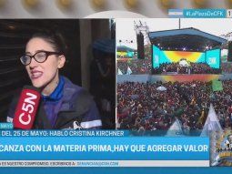 El insólito vendedor ambulante que se coló en el móvil de C5N