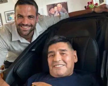 Carlos Díaz y Diego Maradona