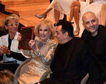 Conmovedora reacción de Mirtha durante el homenaje de Muscari: No me olviden