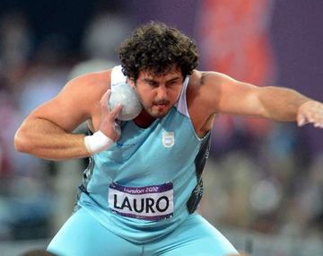 Germán Lauro hizo historia en la final de lanzamiento de bala