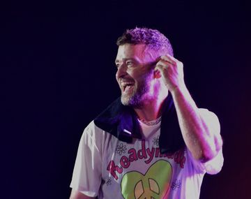 Justin Timberlake en el Lollapalooza (Foto: Guadalupe Cajal)