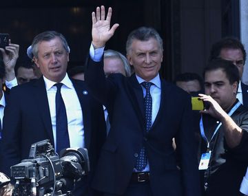 Macri vivió un mal momento a la salida del Congreso