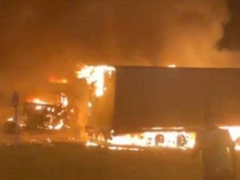 Ascienden a 4 los muertos por el choque en Panamericana en el que explotó un camión