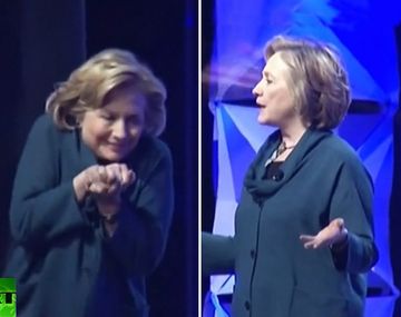 Mirá la agresión a Hillary Clinton: le arrojaron un zapato