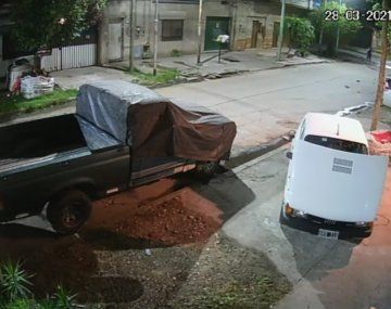 Así fue el momento en que atropellaron al jugador de Chacarita