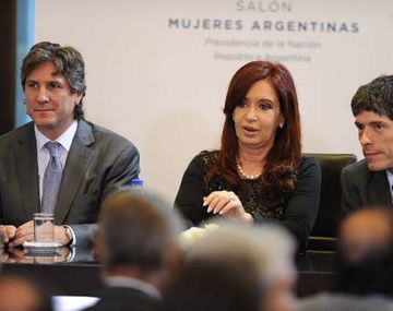 Cristina Fernández recibió a Abal Medina en Olivos por el conflicto de Prefectura y Gendarmería