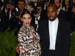 Kardashian y West, en la gala del Met Kardashian y West, en la gala del Met