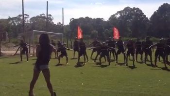 Peñarol bailó zumba en la pretemporada - Crédito: @PablitoGiz Peñarol bailó zumba en la pretemporada - Crédito: @PablitoGiz