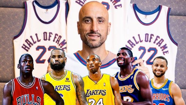 De Michael Jordan a LeBron James: Manu Ginóbili, según las glorias de la NBA