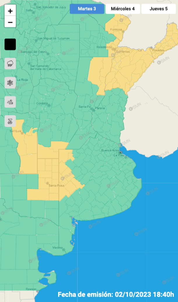 Alerta Por Tormentas Fuertes Y Granizo En Buenos Aires Y Otras 8 Provincias