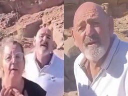 La Justicia de Mendoza busca a dos turistas que pintaron con aerosol una roca en Potrerillos