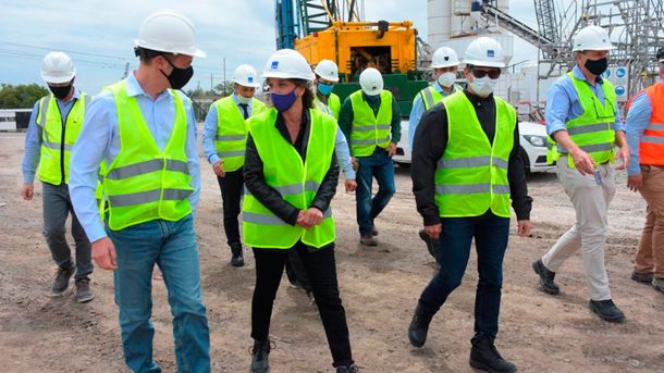 Malena Galmarini recorrió junto al Director del Banco Mundial la mega obra Sistema Riachuelo