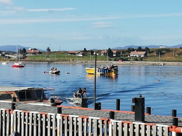 Explosi&oacute;n de una lancha en Tierra del Fuego - Gentileza: Ra&uacute;l R. V&aacute;zquez