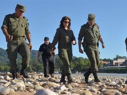 Patricia Bullrich en acción