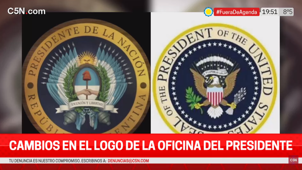 El nuevo logo del Gobierno: ¿igual al de Estados Unidos pero con la ...