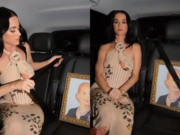 El video de Katy Perry cuidando a Evita que se hizo viral