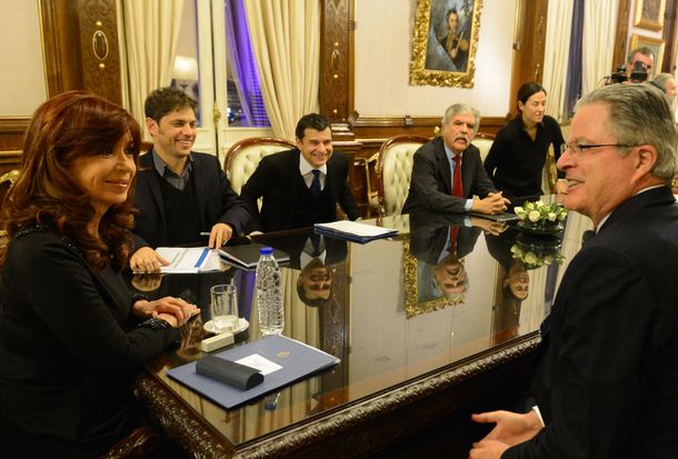 La Presidenta se reunió con directivos de Chevron