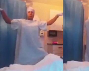 Improvisó un baile cuando su mujer daba a luz