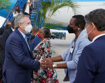 Alberto Fernández se reúne con la Primera Ministra de Barbados y con representantes de países del Caribe