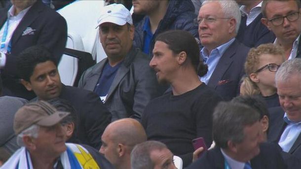 Ibrahimovic, el gran ausente del Mundial, fue a ver Inglaterra-Uruguay