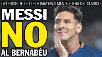 llora barcelona: lionel messi no jugara el clasico ante el real madrid llora barcelona: lionel messi no jugara el clasico ante el real madrid