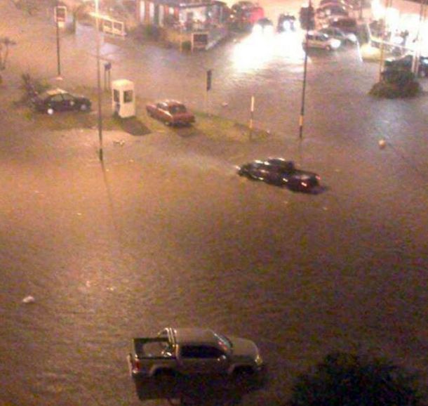 Las fotos de la inundación en Mar del Plata