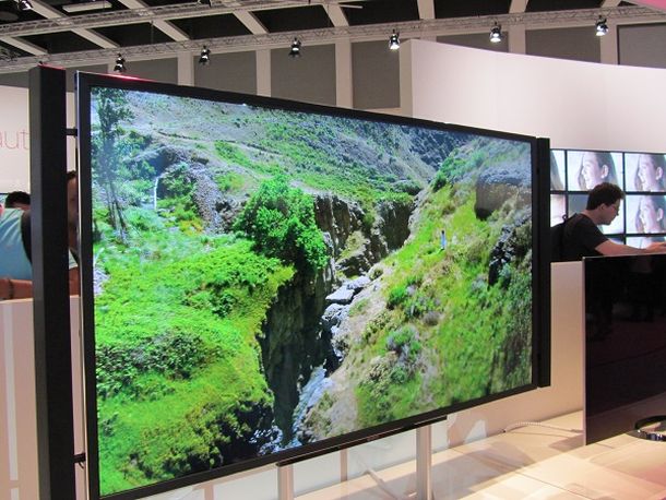 Presentan una pantalla de 84 pulgadas y una resolución cuatro veces mejor que Full HD